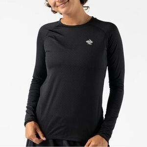 rabbit Ice Perf long-sleeved running top in black. Size small, like new!